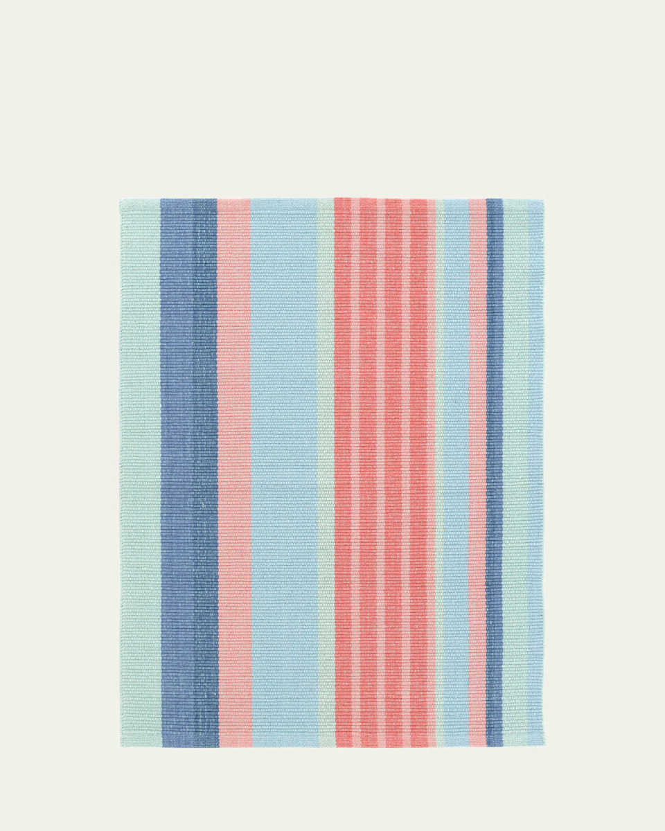 Aruba Stripe Handwoven Cotton Rug, 8' x 10'
